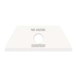 Martor - Lama in ceramica n. 65232C L49,9xP18,9xS0,65 mm con perforazione 2 pezzi / scheda