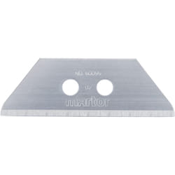 Martor - 60099.70 Lama di ricambio trapezoidale arrotondata - Argento (10 pezzi)