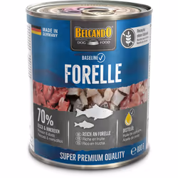 Belcando 513455, Adulto, Tutte le razze, Trota, 800 g, Non contiene soia