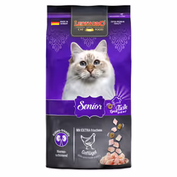 Leonardo Cat Food Senior, Adulto, Tutte le razze, Trinciapollo, 300 g