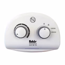 Fakir trend HL 100 Interno Grigio, Bianco 2000 W Riscaldatore ambiente elettrico con ventilatore