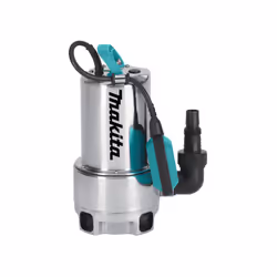 Caratteristiche pompa Makita PF0610: Pompa ad immersione ACQUE SCURE Pompa ad acqua sommergibile in acciaio inox In grado di ...