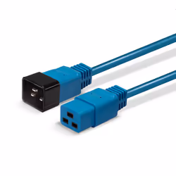 Lindy 30120 cavo di alimentazione Blu 1 m Accoppiatore C19 Accoppiatore C20 - Vista aggiuntiva 5