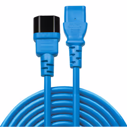 Lindy 30470 cavo di alimentazione Blu 0,5 m Accoppiatore C14 Accoppiatore C13