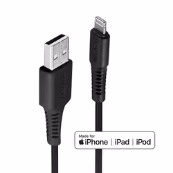 Lindy 31319, 0,5 m, Lightning, USB A, Nero, Dritto, Dritto