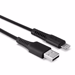 Lindy 31319 cavo Lightning 0,5 m Nero