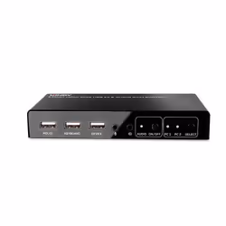 Lindy 32809 switch per keyboard-video-mouse (kvm) Nero - Vista aggiuntiva 4