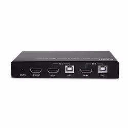 Lindy 32809 switch per keyboard-video-mouse (kvm) Nero - Vista aggiuntiva 5