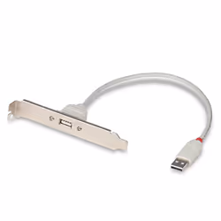 Lindy 33123, 0,3 m, USB tipo A, USB Type A, Maschio, Femmina, Dritto