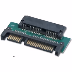 Lindy 33502, Micro SATA, SATA, Nero, Verde