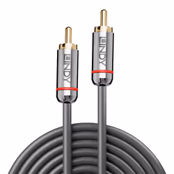 Lindy 35338 cavo audio 0,5 m RCA Antracite - Vista aggiuntiva 2