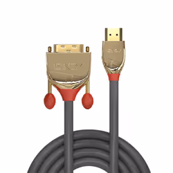 Lindy 36197 cavo e adattatore video 5 m HDMI tipo A (Standard) DVI-D Grigio