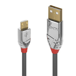 Lindy 36653 cavo USB USB 2.0 3 m USB A Micro-USB B Grigio