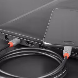 Lindy 36893 cavo USB USB 2.0 3 m USB C Micro-USB B Nero