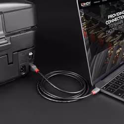 Lindy 36941 cavo USB USB 2.0 1 m USB C USB B Nero - Vista aggiuntiva 5