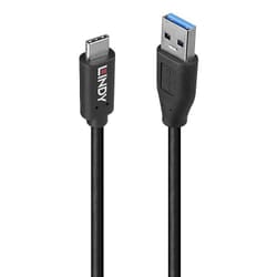 Lindy 36970 cavo USB USB 3.2 Gen 2 (3.1 Gen 2) 0,5 m USB A USB C Nero