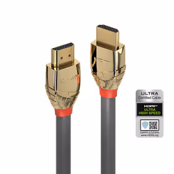Lindy 37604, 5 m, HDMI tipo A (Standard), HDMI tipo A (Standard), Grigio
