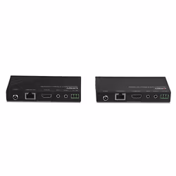 Lindy 38139 moltiplicatore AV Trasmettitore e ricevitore AV Nero - Vista aggiuntiva 4
