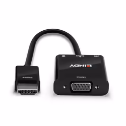 Lindy 38285 cavo e adattatore video 0,1 m HDMI tipo A (Standard) VGA (D-Sub) Nero - Vista aggiuntiva 4