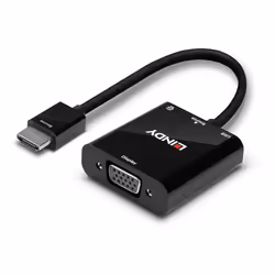 Lindy 38285 cavo e adattatore video 0,1 m HDMI tipo A (Standard) VGA (D-Sub) Nero - Vista aggiuntiva 5