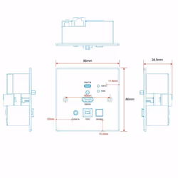 Lindy 38387 estensore KVM Trasmettitore - Vista aggiuntiva 6