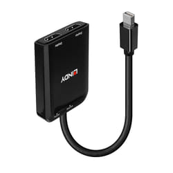 Lindy 38432 hub di interfaccia Mini DisplayPort 21600 Mbit/s Nero
