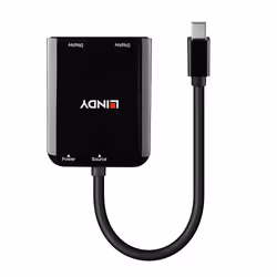 Lindy 38432 hub di interfaccia Mini DisplayPort 21600 Mbit/s Nero