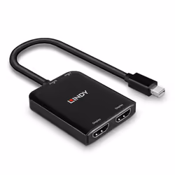 Lindy 38432 hub di interfaccia Mini DisplayPort 21600 Mbit/s Nero