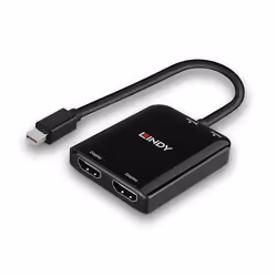 Lindy 38432 hub di interfaccia Mini DisplayPort 21600 Mbit/s Nero - Vista aggiuntiva 5