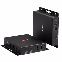 Lindy 39347 moltiplicatore AV Trasmettitore e ricevitore AV Nero - Vista aggiuntiva 2