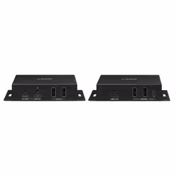 Lindy 39347 moltiplicatore AV Trasmettitore e ricevitore AV Nero - Vista aggiuntiva 3