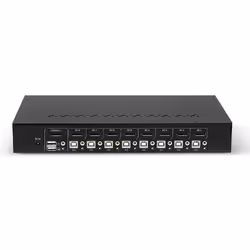 Lindy 39540 switch per keyboard-video-mouse (kvm) Montaggio rack Nero - Vista aggiuntiva 4