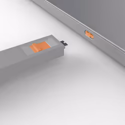 Lindy 40428 clip sicura Chiave bloccaporta USB tipo-C Grigio, Arancione 4 pz - Vista aggiuntiva 4