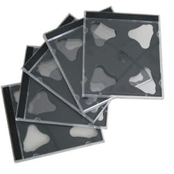 Lindy 40670 custodia CD/DVD 2 dischi Nero