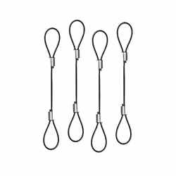 Lindy 40774, 0,15 m, Poliammide, Acciaio inox, Nero