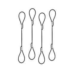 Lindy 40774 cavo di sicurezza Nero 0,15 m