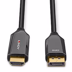 Lindy 40932 cavo e adattatore video 3 m DisplayPort HDMI Nero - Vista aggiuntiva 4