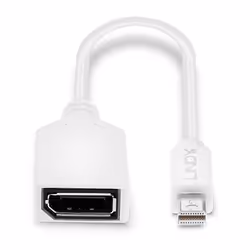 Lindy 41021 cavo DisplayPort 0,15 m Mini DisplayPort Bianco - Vista aggiuntiva 4