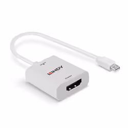 Lindy 41069 cavo e adattatore video Mini DisplayPort HDMI tipo A (Standard) Bianco - Vista aggiuntiva 5