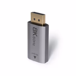 Lindy 41095 adattatore per inversione del genere dei cavi DisplayPort HDMI Type A Grigio