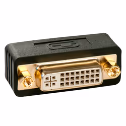 Lindy 41098 adattatore per inversione del genere dei cavi DVI-I DVI-D Nero