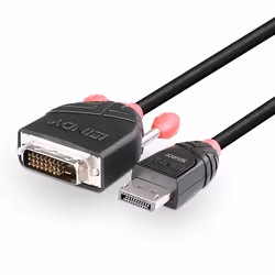 Lindy 41491 cavo e adattatore video 2 m DisplayPort DVI-D Nero - Vista aggiuntiva 5