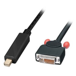 Lindy 3m Mini DisplayPort - DVI-D m/m Nero