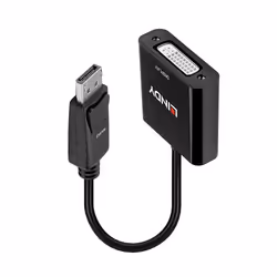 Lindy 41734, Nero, Convertitore video attivo, 30 g, 170 mm, Mini DisplayPort, DVI-D