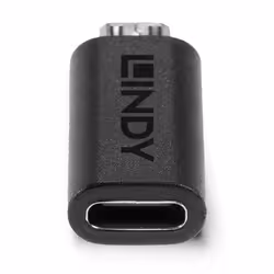 Lindy 41903 adattatore per inversione del genere dei cavi USB Type C USB Type Micro-B Nero