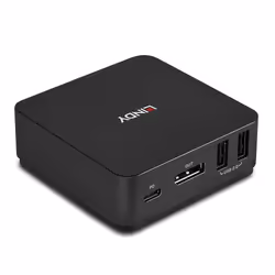 Lindy 42320 switch per keyboard-video-mouse (kvm) Grigio - Vista aggiuntiva 4