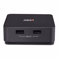 Lindy 42321 switch per keyboard-video-mouse (kvm) Grigio - Vista aggiuntiva 5