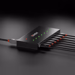 Lindy 43128 hub di interfaccia 5000 Mbit/s Nero - Vista aggiuntiva 5