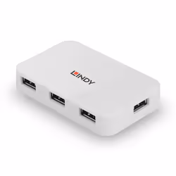 Lindy 43143 hub di interfaccia USB 3.2 Gen 1 (3.1 Gen 1) Type-A 5000 Mbit/s Bianco - Vista aggiuntiva 5