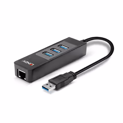 Lindy 43176 hub di interfaccia USB 3.2 Gen 1 (3.1 Gen 1) Type-A 5000 Mbit/s Nero - Vista aggiuntiva 5